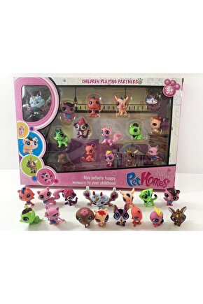 Minişler Littlest Pet Shop Miniş Ailesi Evcil Hayvan Minişler 15li