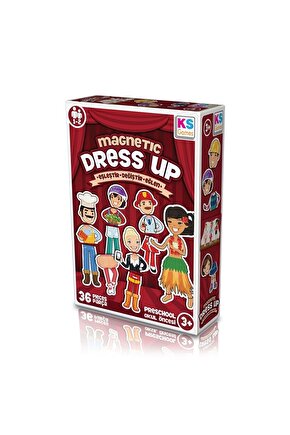 Md174 Ks, Magnetic Dress Up - Eşleştir・değiştir・eğlen  3 Yaş