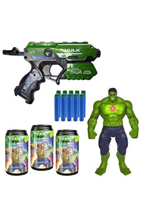 Prestij BVM Oyuncak Hedefli Soft Mermili HULK Figürlü Dart Atan FAB.9519