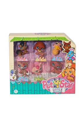 Kzl-3046a2 Pet Star 6lı Miniş Seti -kızılkaya Oyuncak