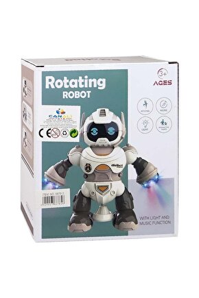 Canali Oyuncak Pilli Işıklı Sesli Robot 6678-5