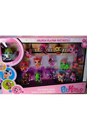 Miniş Figür Oyuncak 15li Set Minişler Ailesi Oyuncak Figür Set