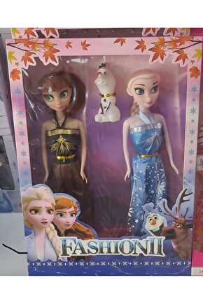 30 Cm Anna Elsa Olaflı Frozen Bebek Seti