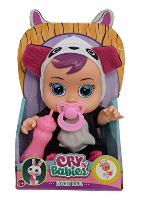 Ağlayan Bebekler Cry Babies Et Bebek Panda 25cm
