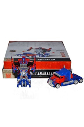 Optimus Prime Transformers Tek Tuşla Robota Dönüşen Araba