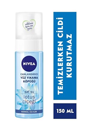 Canlandırıcı Yüz Yıkama Köpüğü 150ml, Derinlemesine Temizleme, Nemlendirici, Normal Ciltler