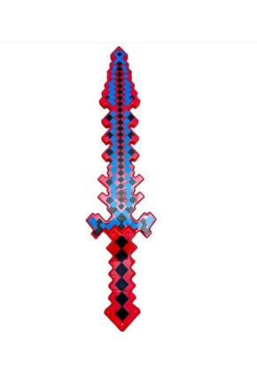 Minecraft ışıklı sesli kılıç kırmızı