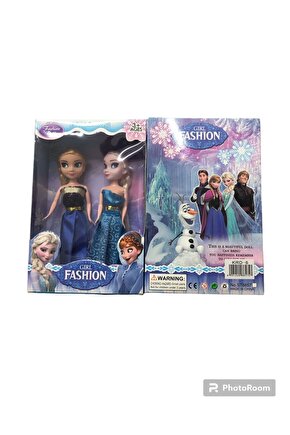 Karlar Kraliçesi Anna ve Elsa Bebek 2li set 15cm
