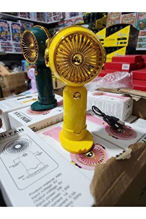 Taşınabilir Usb Şarjlı 3 Kademeli Sessiz Mini Fan Pervaneli Soğutucu Küçük Vantilatör
