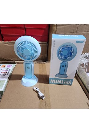 Taşınabilir Mini Fan Soğutucu Masa Üstü Vantilatör Usb Şarjlı Pratik
