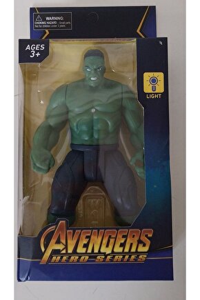 17 Cm Işıklı Hulk