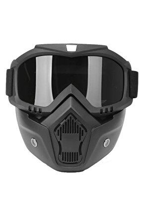 Koruyucu Motosiklet Jet Kask Maskesi