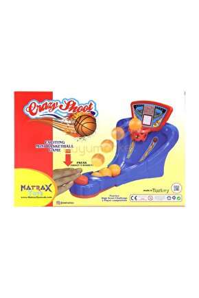 Matrax Mini Basket Oyunu Çılgın Atış - Yubi Oyuncak
