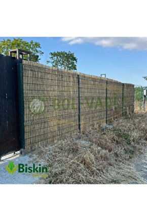 200CM Yükseklik X 150CM Genişlik Doğal Bambu Kamış Hasır Çit Dekoratif Bahçe Balkon ve Duvar Çiti .
