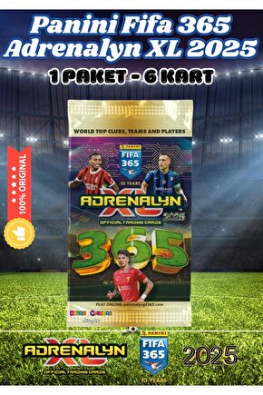 Panini FIFA 365 Adrenalyn XL 2025 Oyuncu Kartı - Futbolcu Kartları - Trading Oyuncu Kartı - 1 Paket