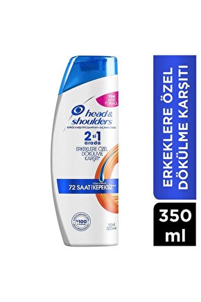 Head & Shoulders 350 Ml. 2-1 Erkeklere Özel Dökülme Karşıtı Şampuan 72 Saat Kepeksiz