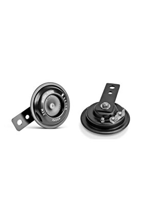 Motorsiklet Kornası ( 12 Volt  Küçük Kafa  Siyah )