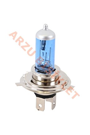 Motosiklet Far Ampul H4 Tipi Beyaz Işık