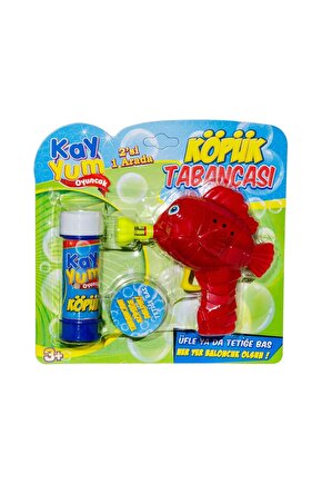 Balık Figürlü Köpük Tabancası - Baloncuk Tabancası - Köpüklü Silah - Baloncuk Oyunu