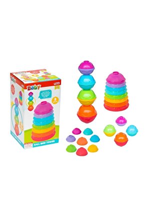 Eğitici Bebek ve Çocuk Dede Toplu Mini Kule