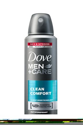 Dove Men Deodorant Sprey Clean Comfort 150 Ml