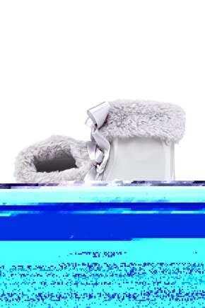 Yumuşak Puffy Peluş Halı Gri