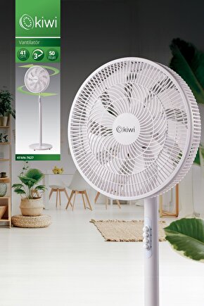 Kfan-7627 Salınım Fonksiyonlu Ultra Sessiz Stand Vantilatör