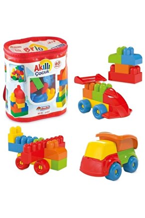 Akıllı Çocuk Lego Seti 60 Parça