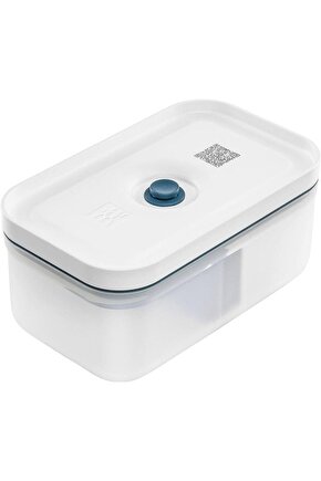 Fresh & Save Vakumlu Yemek Taşıma Kabı, M, Plastik, Yari Şeffaf-Akdeniz Mavisi