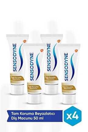 Tam Koruma Beyazlatıcı Diş Macunu 50 Ml. 4lü Set