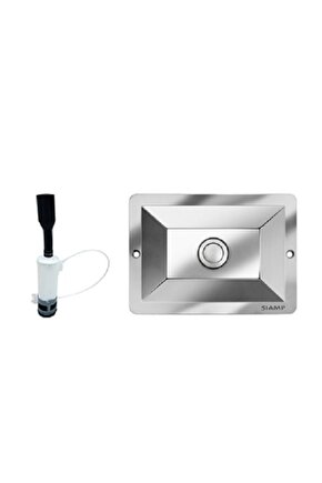Siamp Universal Gömme Rezervuar Değişim Kiti Parlak Krom 8cm
