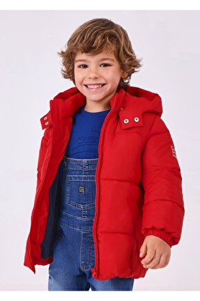 Erkek Çocuk Kışlık Şişme Sıcak Astalı Mont Rojo 412