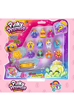 Pinky Promise Blister Paket 12 Figür - Pinky Promise Oyuncak Figür Seti - 12 Figürlü Pinky Promise