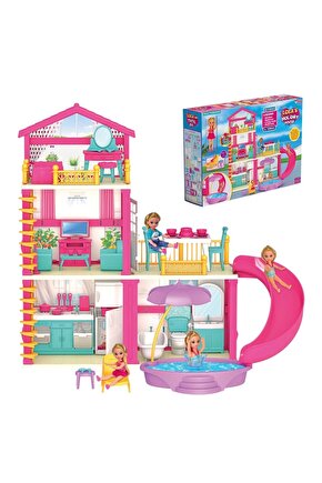 Lolanın Tatil Evi - Ev Oyuncak - Lolanın Tatil Ev Seti - Barbie Ev Seti