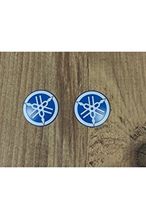 YAMAHA DAMLA LOGO 3.5x3.5 CM 2 ADET MOTOSİKLET KASK DAMLA STİCKER