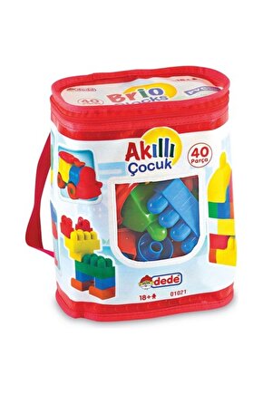 Mullurg  Urg01 01021 Akıllı Çocuk Blokları 40 Parça (Muul)