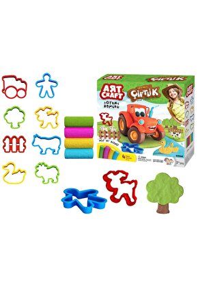 Art Craft 4 Renk Sevimli Çiftlik Oyun Hamuru Seti 03558 29290129290