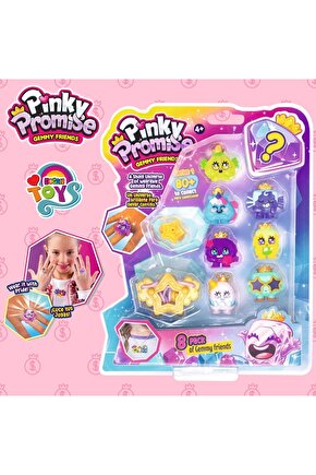 Pinky Promise Blister Paket 8 Figür - Pinky Promise Oyuncak Figür Seti - 8 Figürlü Pinky Promise
