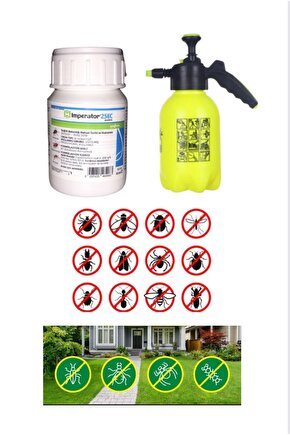 Bahçe Ilaçlama Seti  Imparator 25ec 50ml  2lt Basınçlı Ilaçlama Pompası