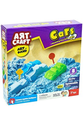 Azk1432 Dede Art Craft Arabalar Kinetik Kum Seti 500gr
