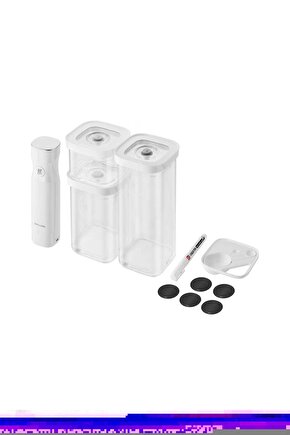 Fresh & Save Cube Vakum Başlangıç Seti 6 Parça Beyaz
