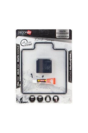 Decorev Havluluk Siyah Kare Dc-5060 0607