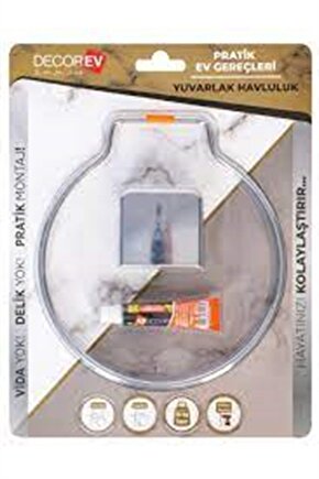 Dekorev Yuvarlak Havluluk Krom Dc-4779