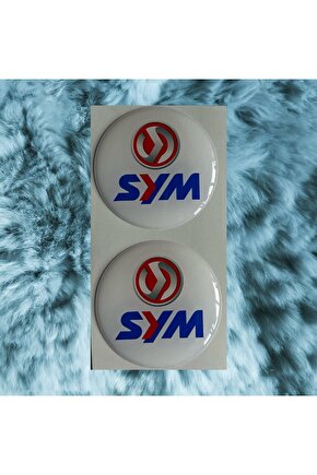 PHOENİX STİCKER SYM DAMLA LOGO 3.5x3.5 CM 2 ADET