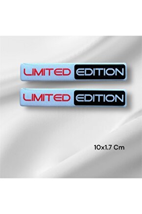 Limited Edition Damla Sticker Araba Stickerı (2 li Set) - 10x1.7 cm