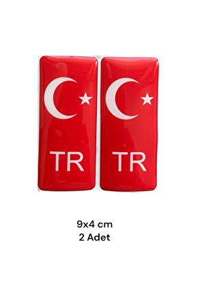 TÜRKİYE DAMLA STİCKER 9x4 cm 2Adet