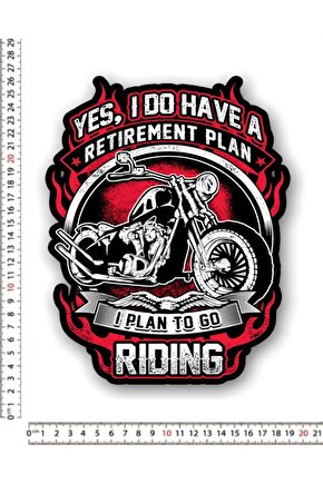 RIDING MOTORSİKLET LEPTOP DOLAP STİCKER ÇIKARTMA