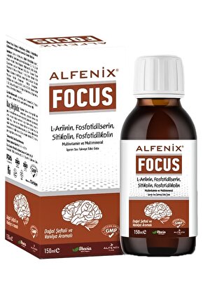 Focus Fosfatidilserin, L, Arjinin, Sitokolin Içeren Multivitamin, Multimineral, Şurup 150 ml