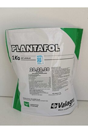 Valagro Plantafol (20-20-20) Yaprak Gübresi