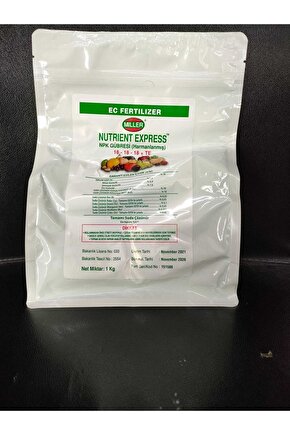 Nutrient Express Npk Gübresi 18.18.18 1 Kg